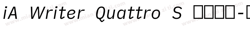 iA Writer Quattro S 字体下载字体转换